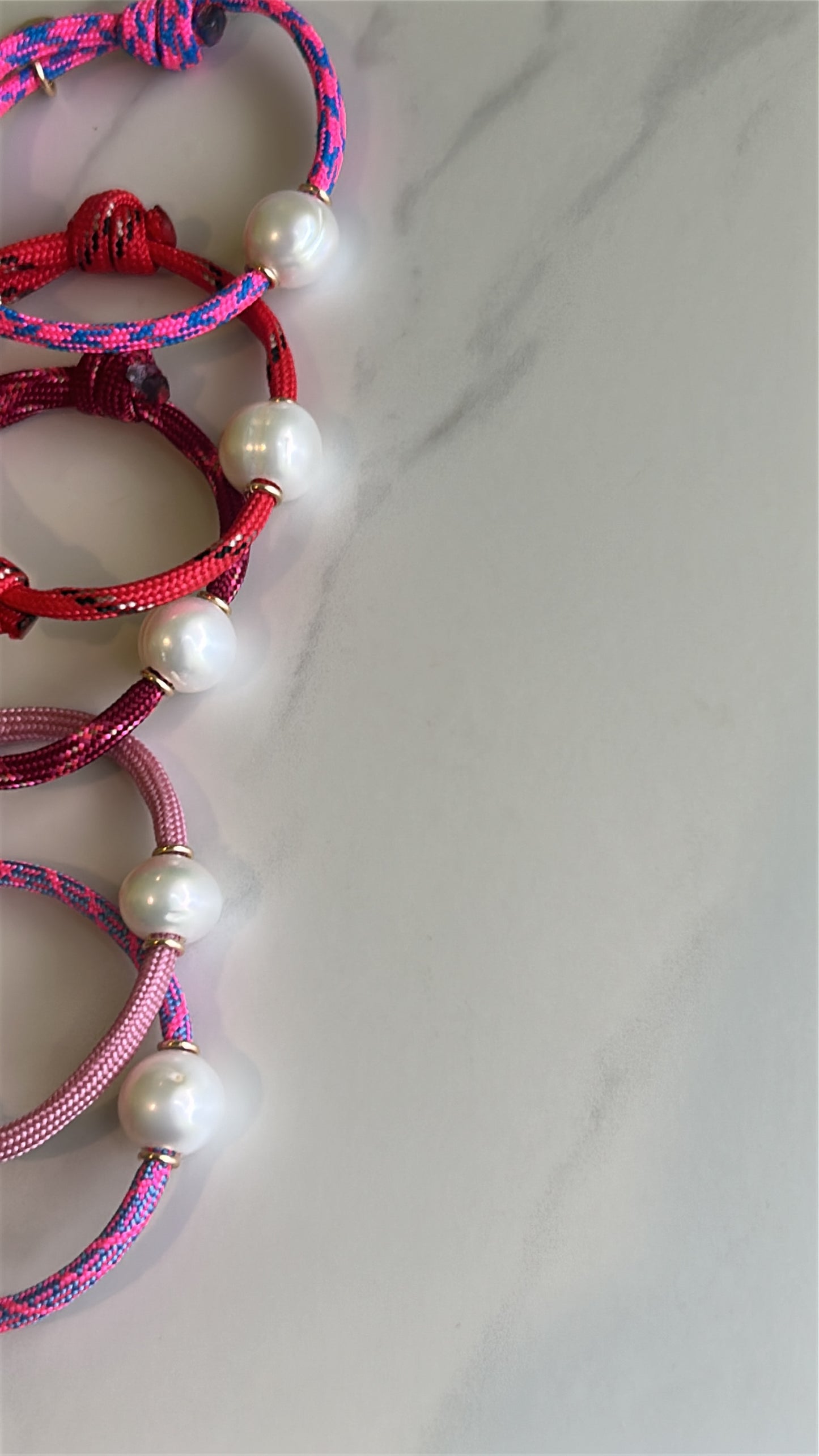 Sporty Pearl Bracelet -Solo- X Large round pearl