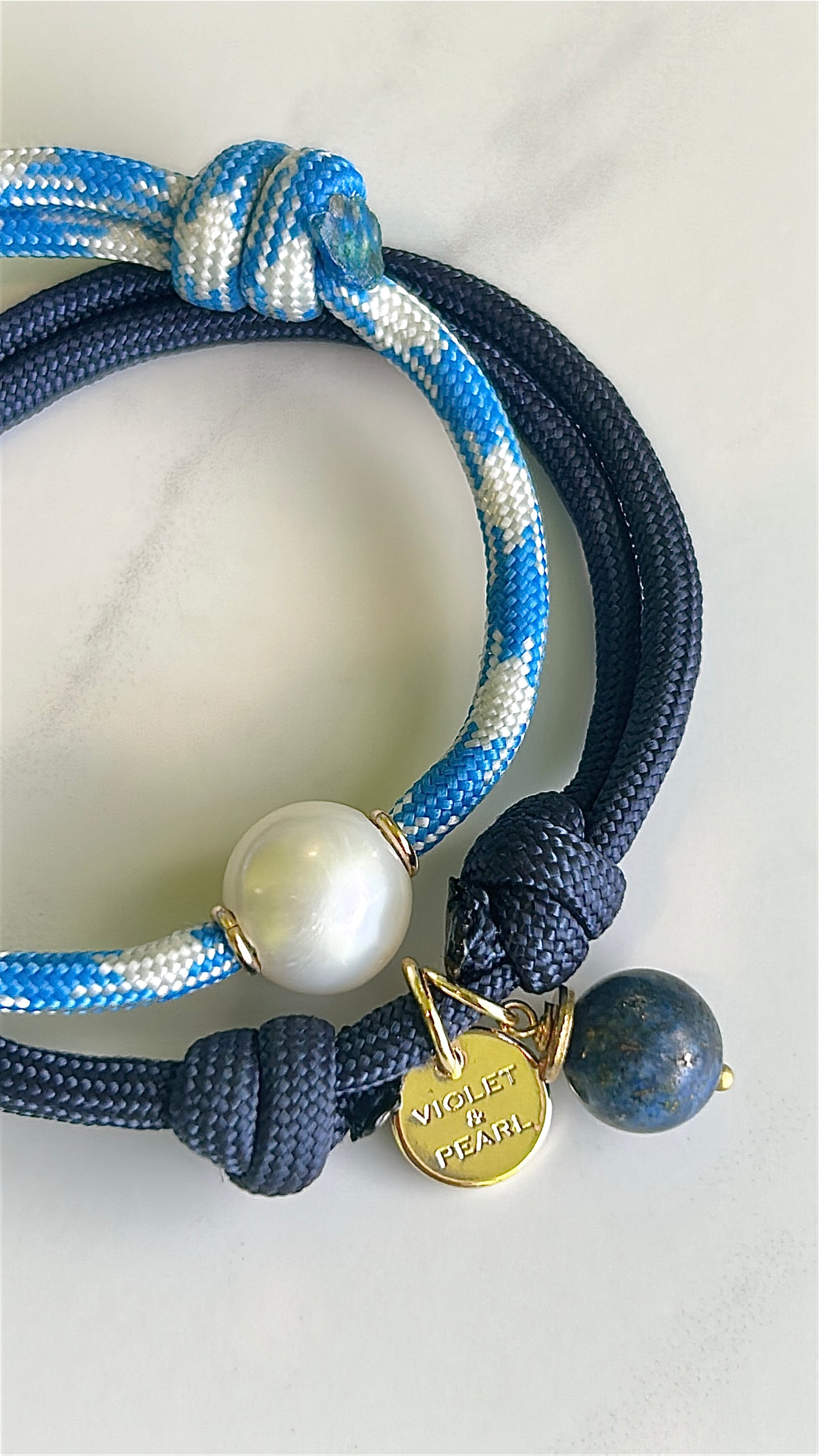 Sporty Pearl Bracelet -Solo- X Large round pearl