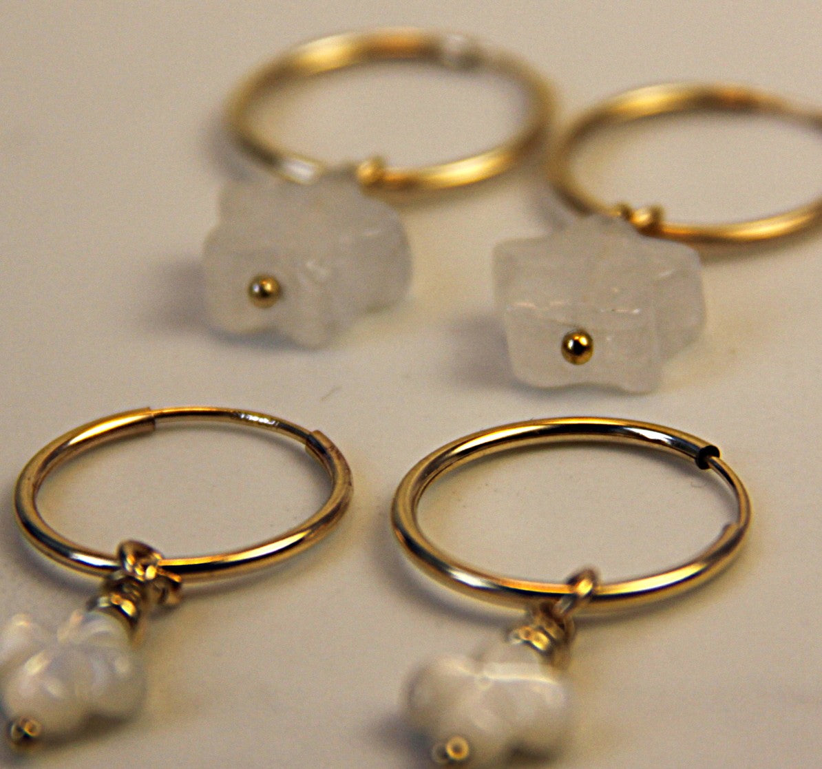Stella hoop earrings