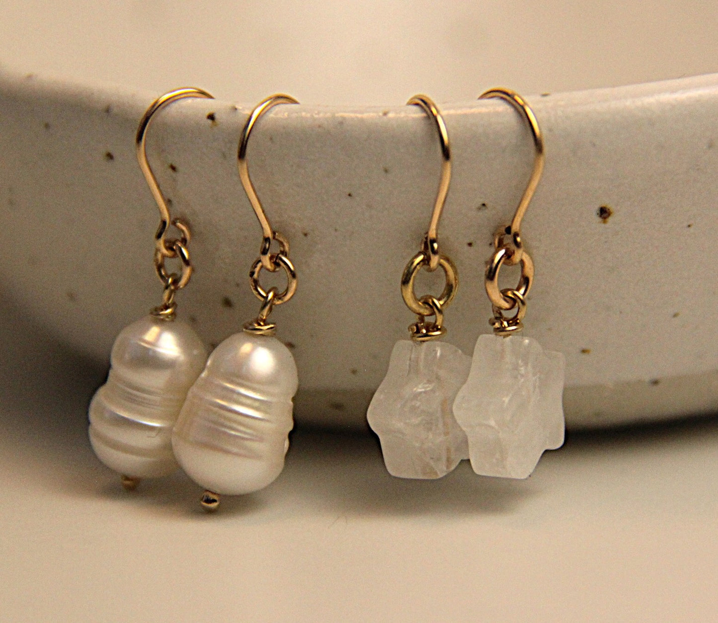 Stella drop earrings