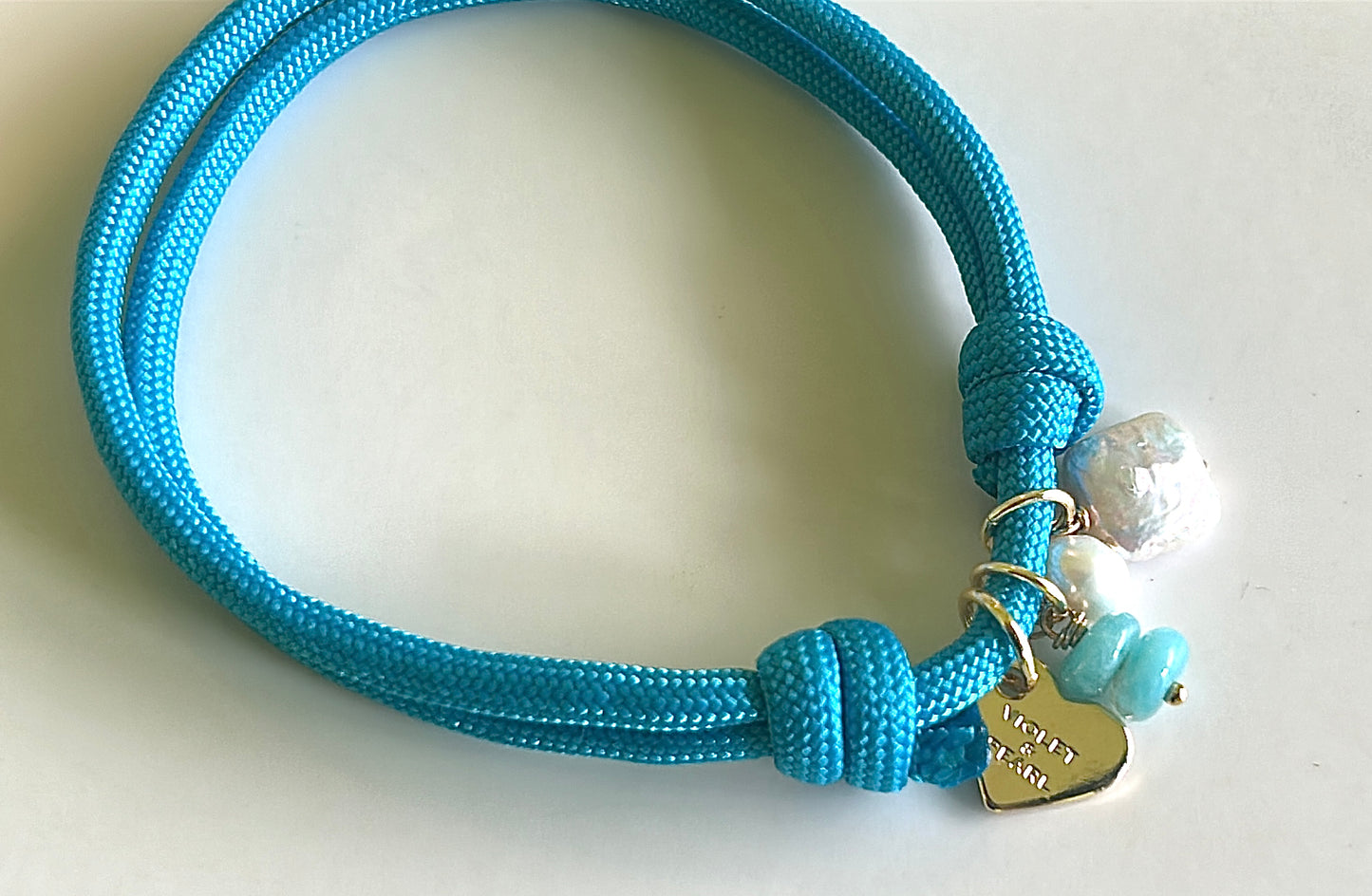 Sporty Charm Bracelets -with pearls & gems