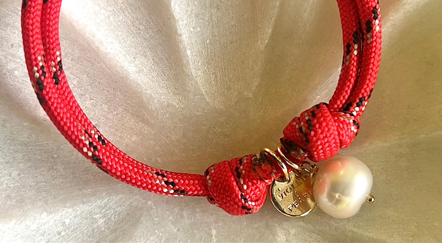 Sporty Charm Bracelets -with pearls & gems
