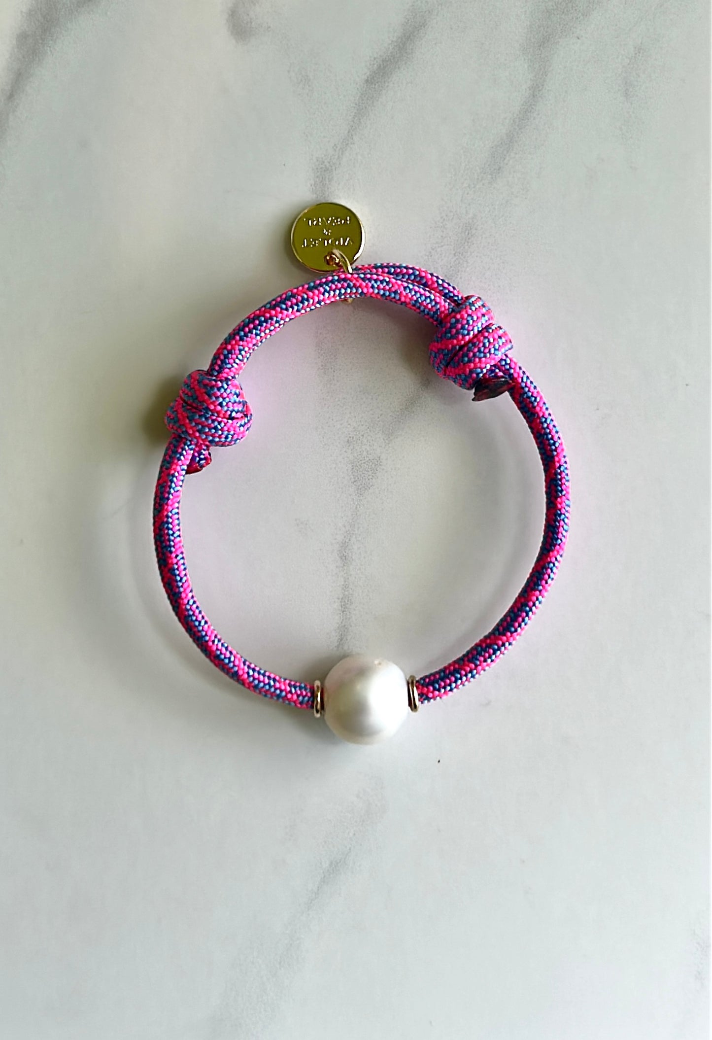 Sporty Pearl Bracelet -Solo- X Large round pearl