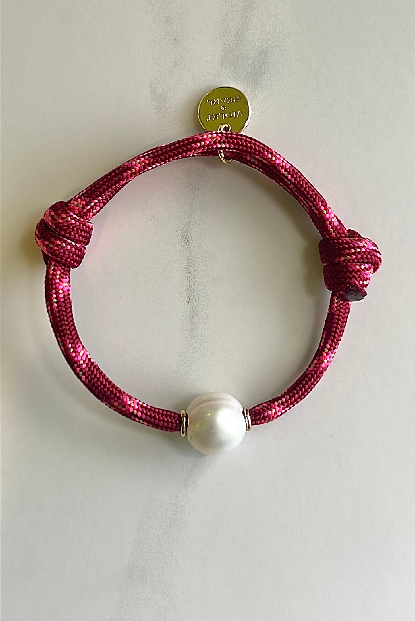 Sporty Pearl Bracelet -Solo- X Large round pearl