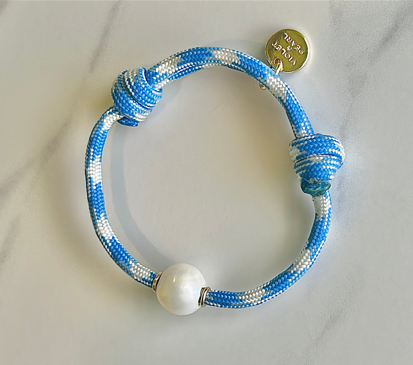 Sporty Pearl Bracelet -Solo- X Large round pearl