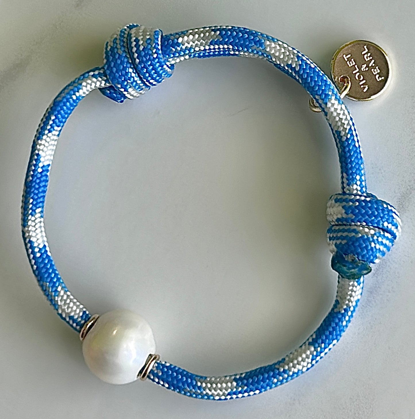 Sporty Pearl Bracelet -Solo- X Large round pearl