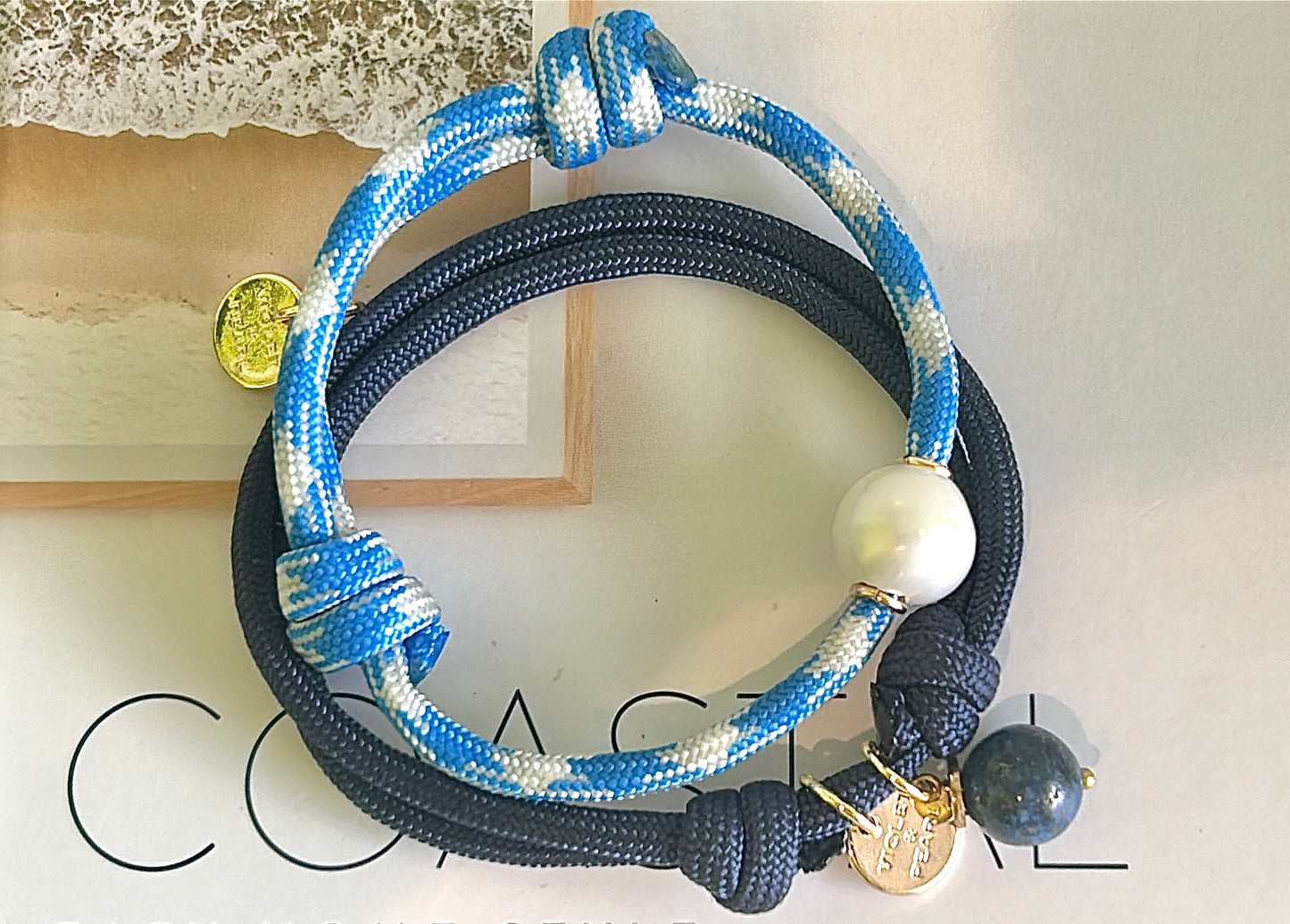 Sporty Charm Bracelets -with pearls & gems