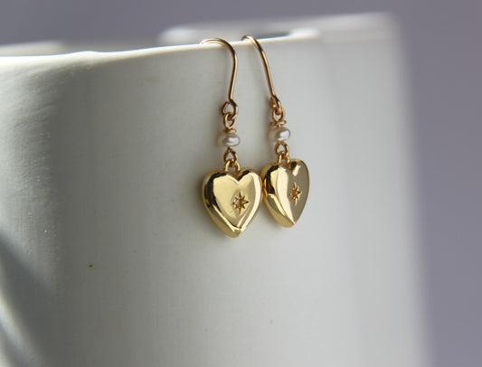 Sweetheart earrings